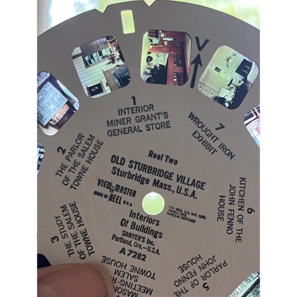 Old Sturbridge Village View Master 3 Reel Packet 1960s views Sturbridge Mass - Picture 2 of 9